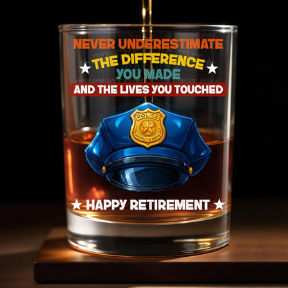 Never Underestimate The Difference You Made, Police Badge