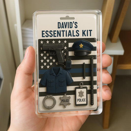 David's Essentials Kit, Police Uniform, Badge, Gun