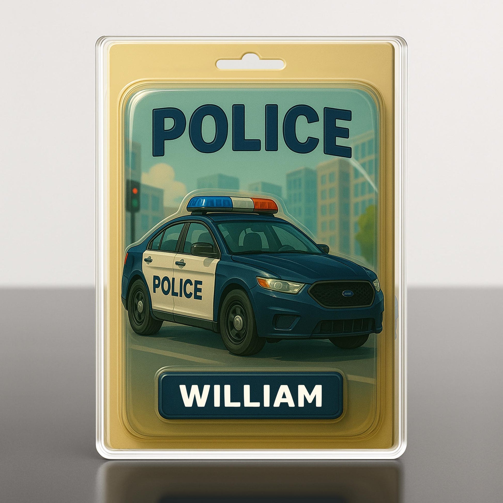 Personalized Police Car Acrylic Plaque
