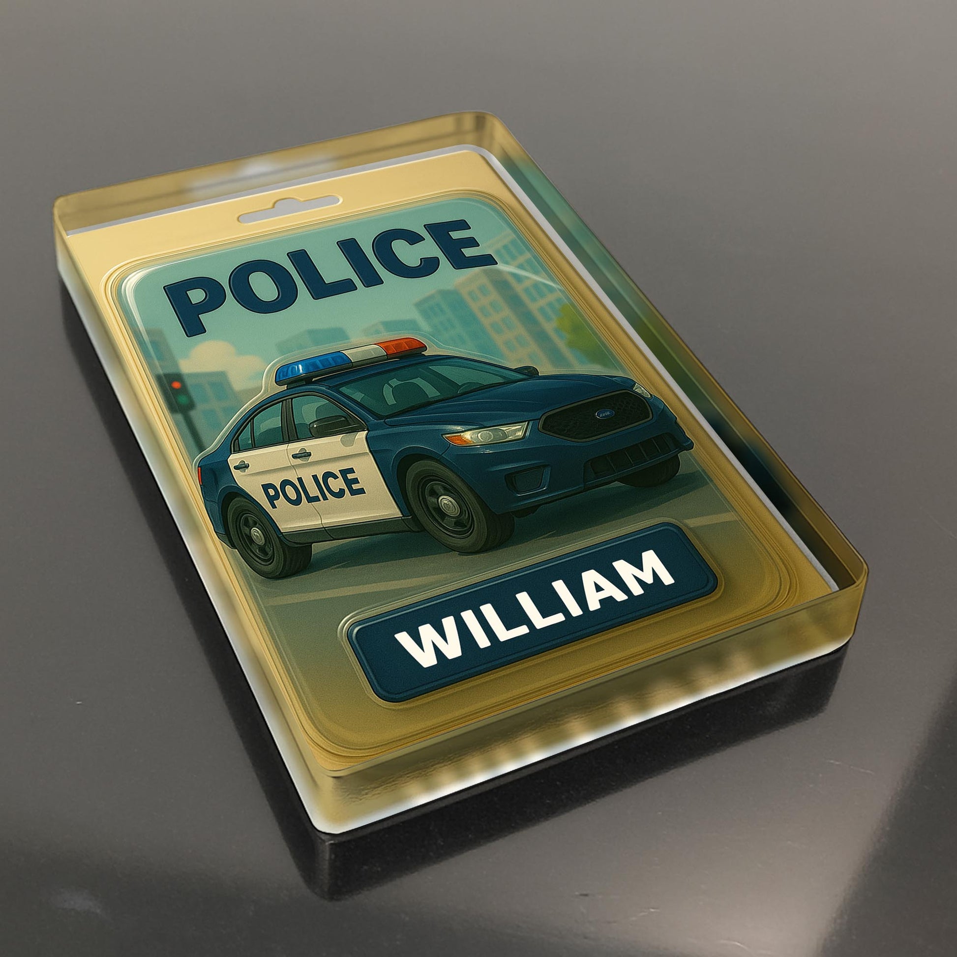 Personalized Police Car Acrylic Plaque