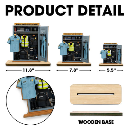 Honor Duty Sacrifice, Police Uniform And Badge Tribute