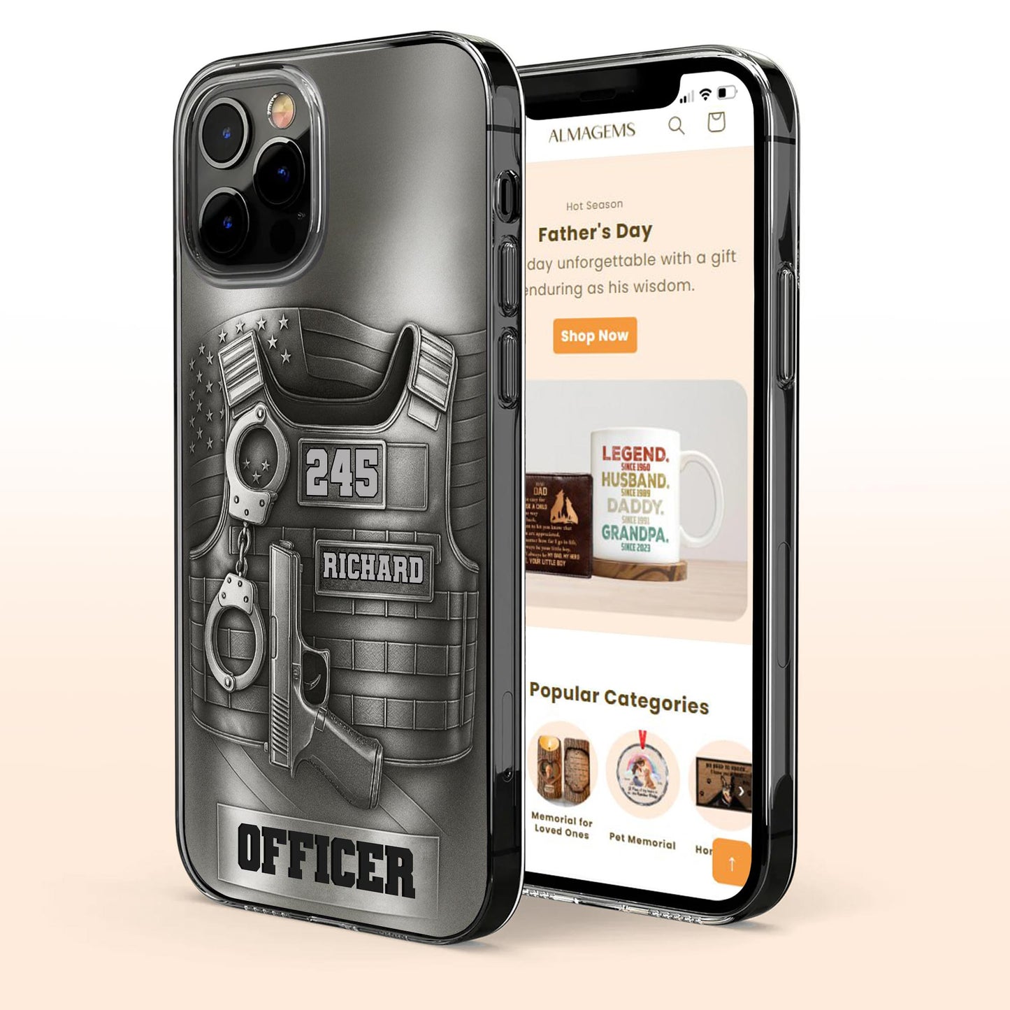 Honor Your Commitment Police Badge And Accessories