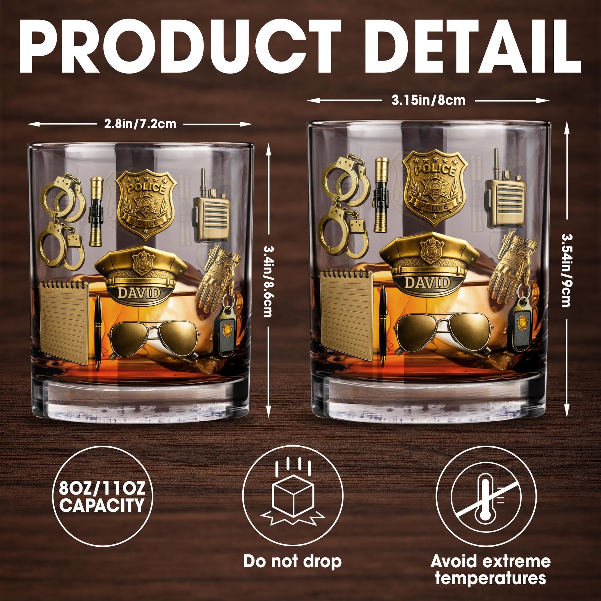 Celebrate Your Service With Badge, Handcuffs, and Hat