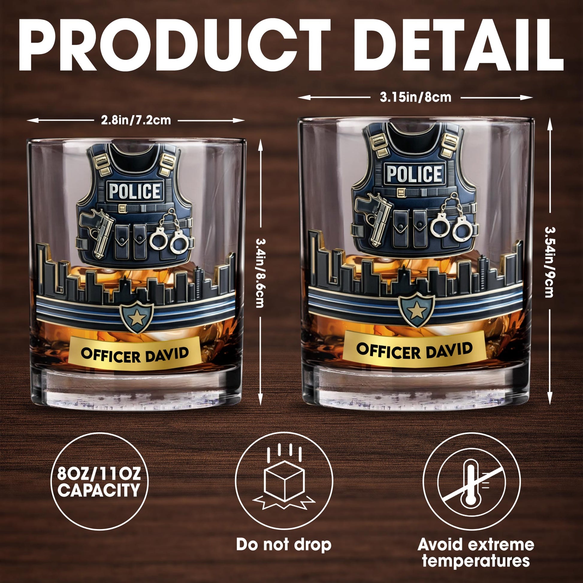 Customizable Tribute For Police Officers