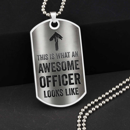 To My Brave Officer, Badge, Gun And Handcuffs