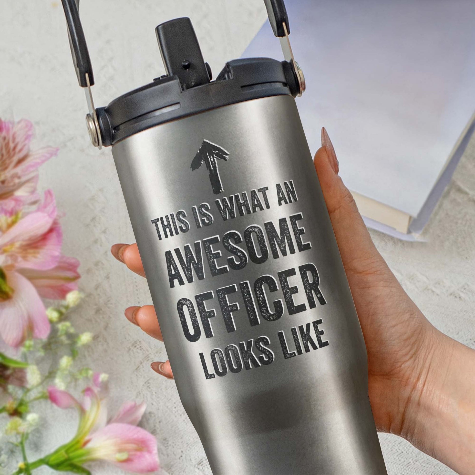 This Is What An Awesome Officer Looks Like Arrow Badge