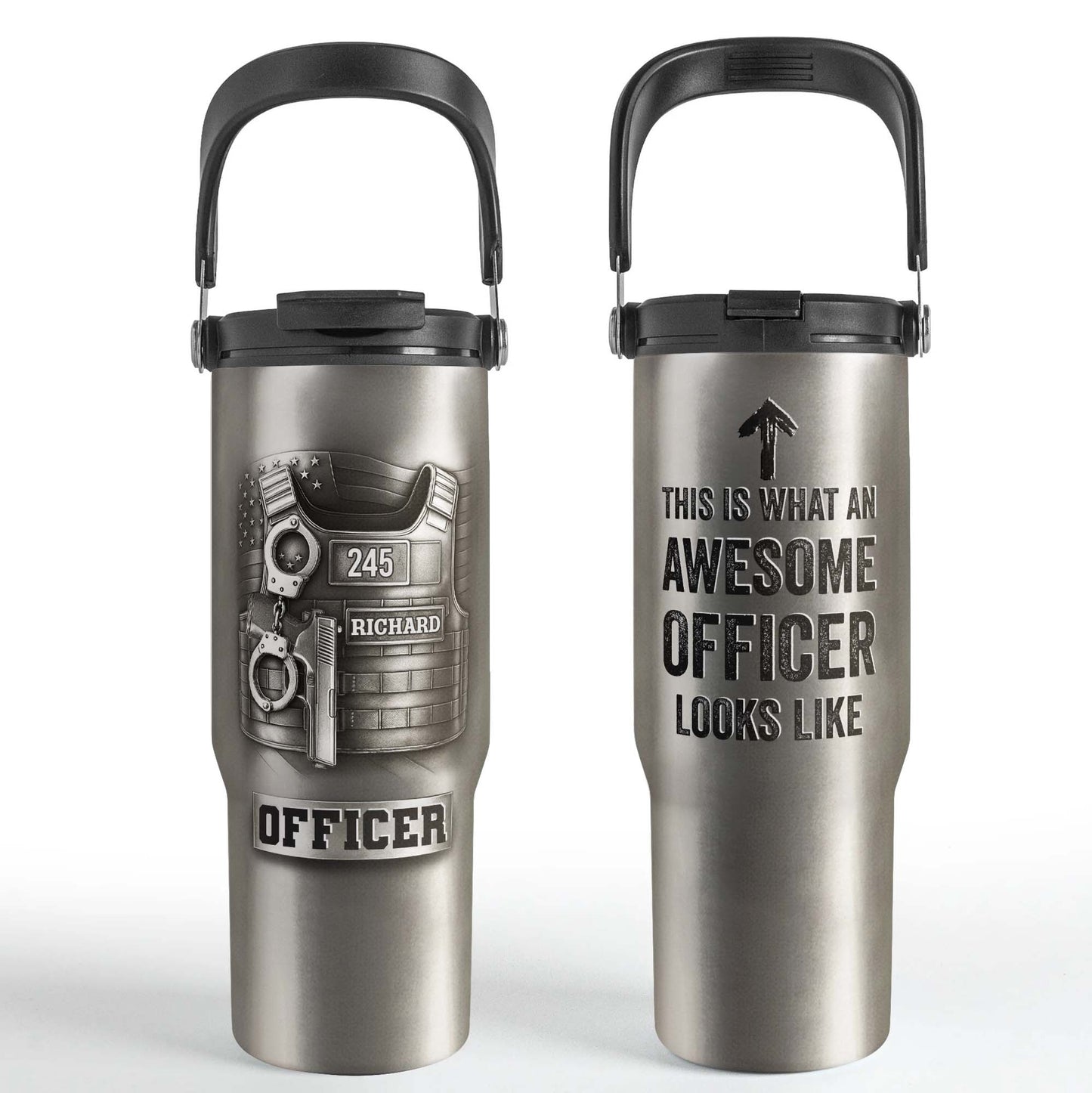 This Is What An Awesome Officer Looks Like Arrow Badge