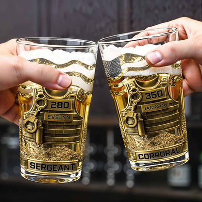 Officer Tactical Vest With American Flag And Handcuffs Design