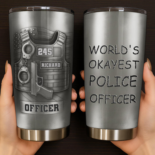 World's Okayest Police Officer, Police Vest And Accessories