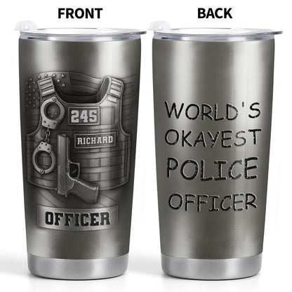 World's Okayest Police Officer, Police Vest And Accessories