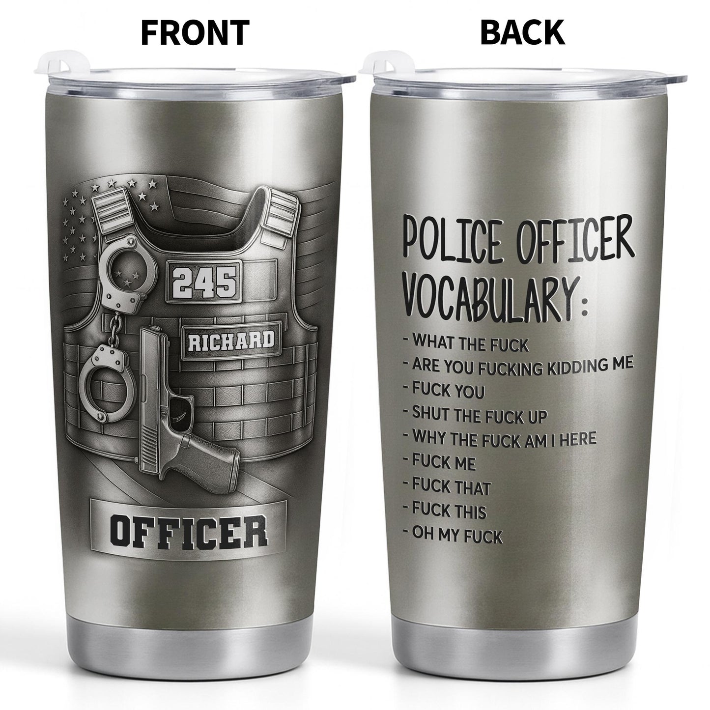 Police Officer Vocabulary And Gear