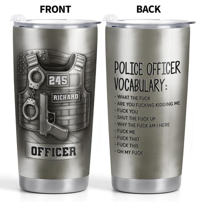 Police Officer Vocabulary And Gear