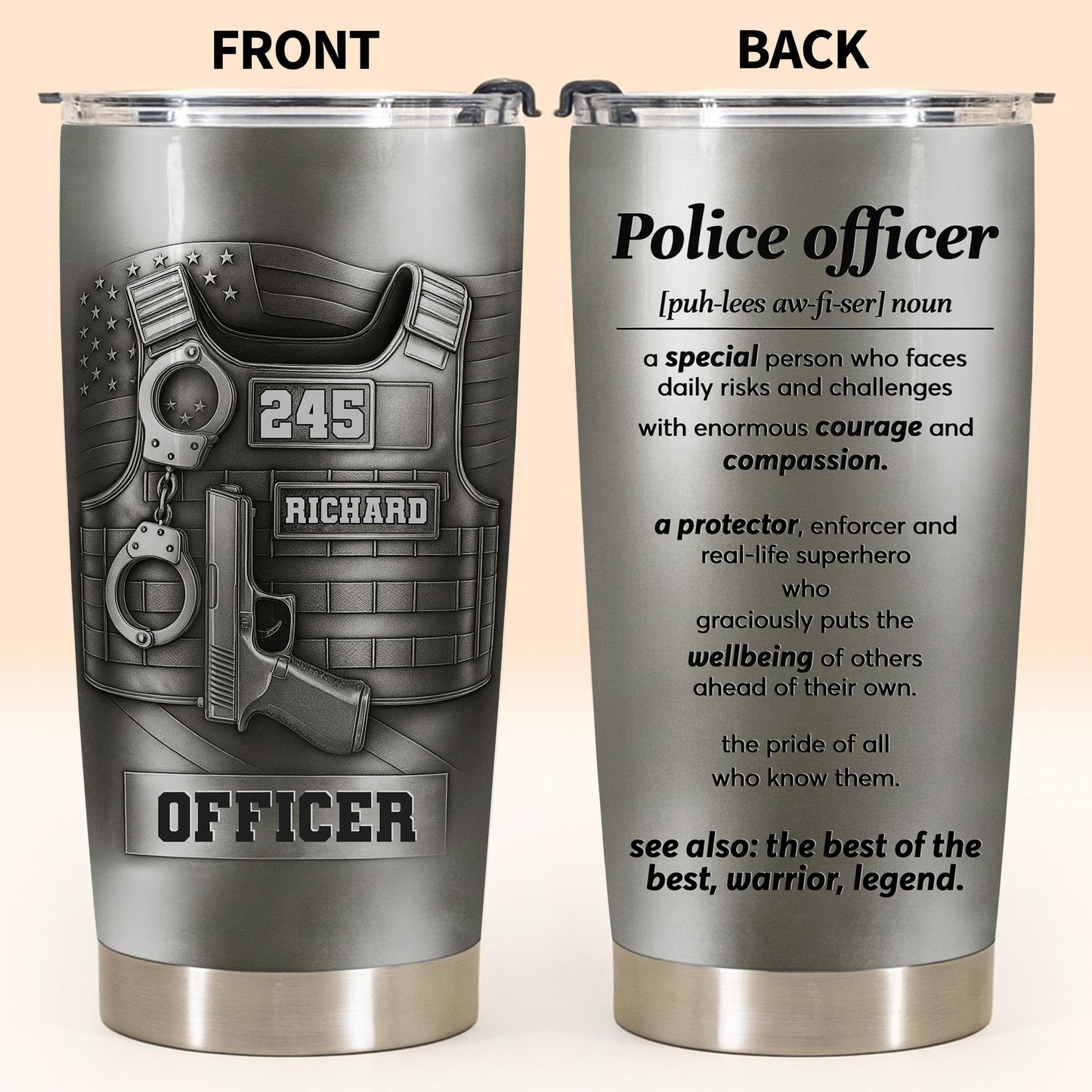 A Special Person Who Faces Daily Risks, Police Gear Design