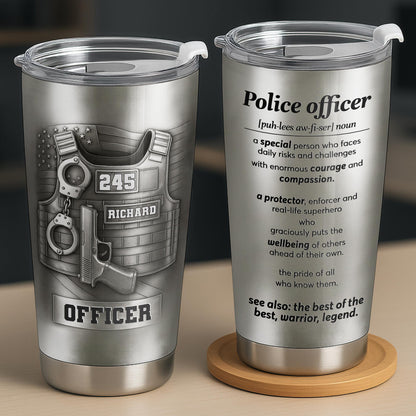 A Special Person Who Faces Daily Risks, Police Gear Design