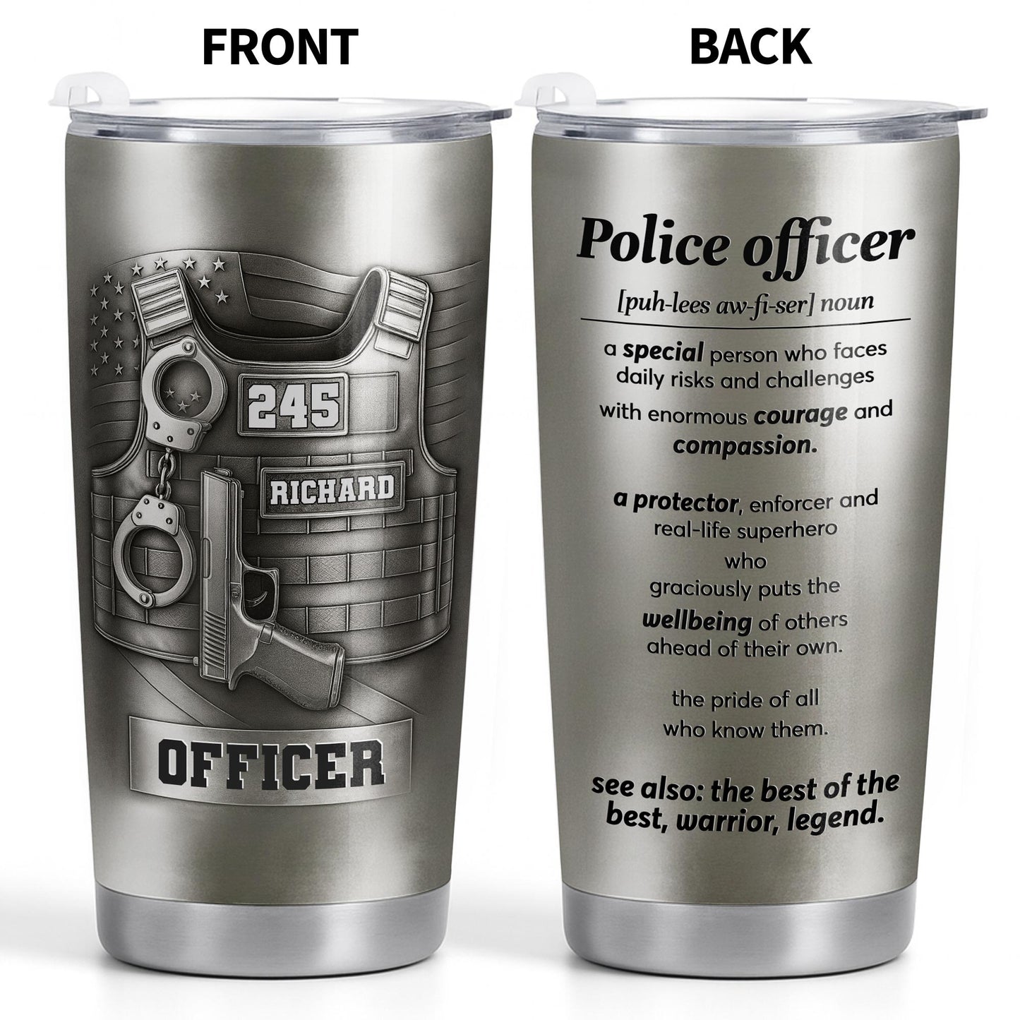 A Special Person Who Faces Daily Risks, Police Gear Design