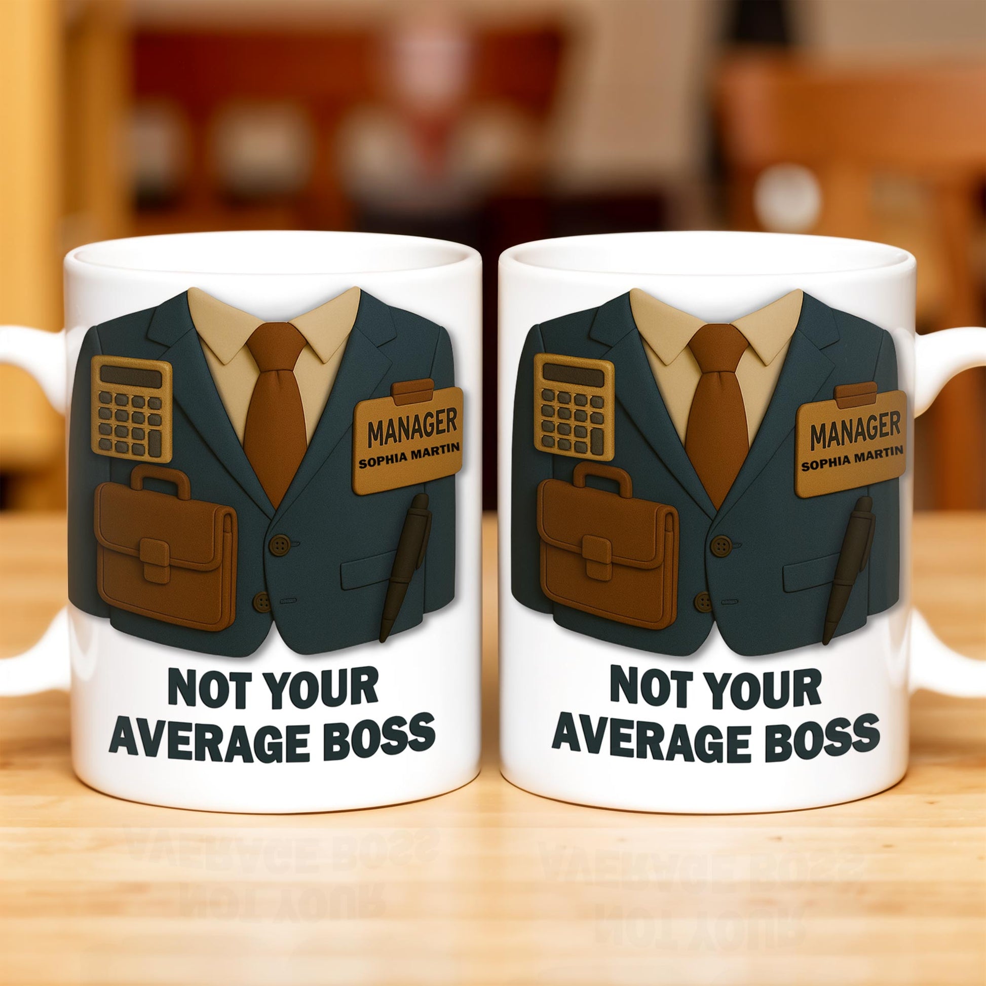 Not Your Average Boss, Suit and Accessories