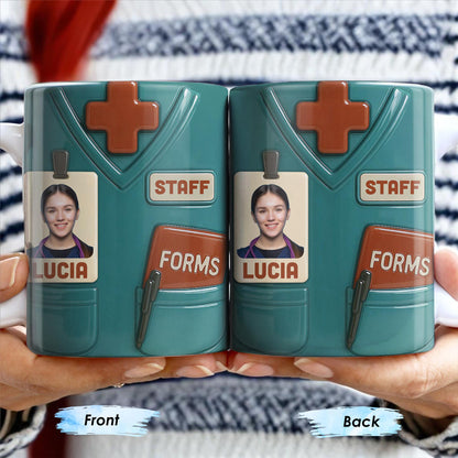 Celebrate Your Favorite Nurse, Medical Scrubs and ID Badge