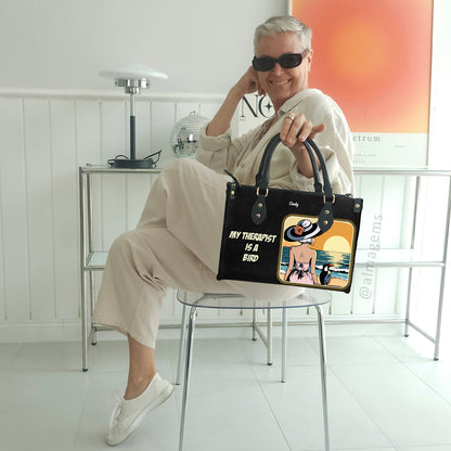 What Time - Bolso de mano de piel a medida - whattime01 