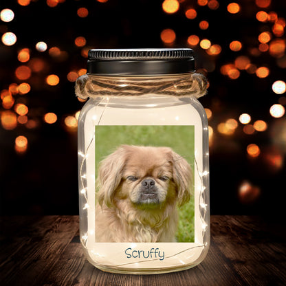 Quand demain commence sans moi - Lampe personnalisée en pot Mason - PET009_JARL