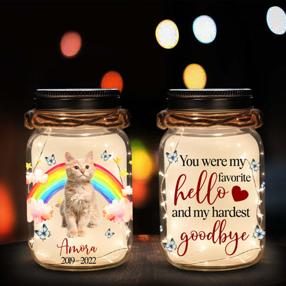 Siempre en mi mente, por siempre en mi corazón - Lámpara de tarro de albañil personalizada - PET014_JARL