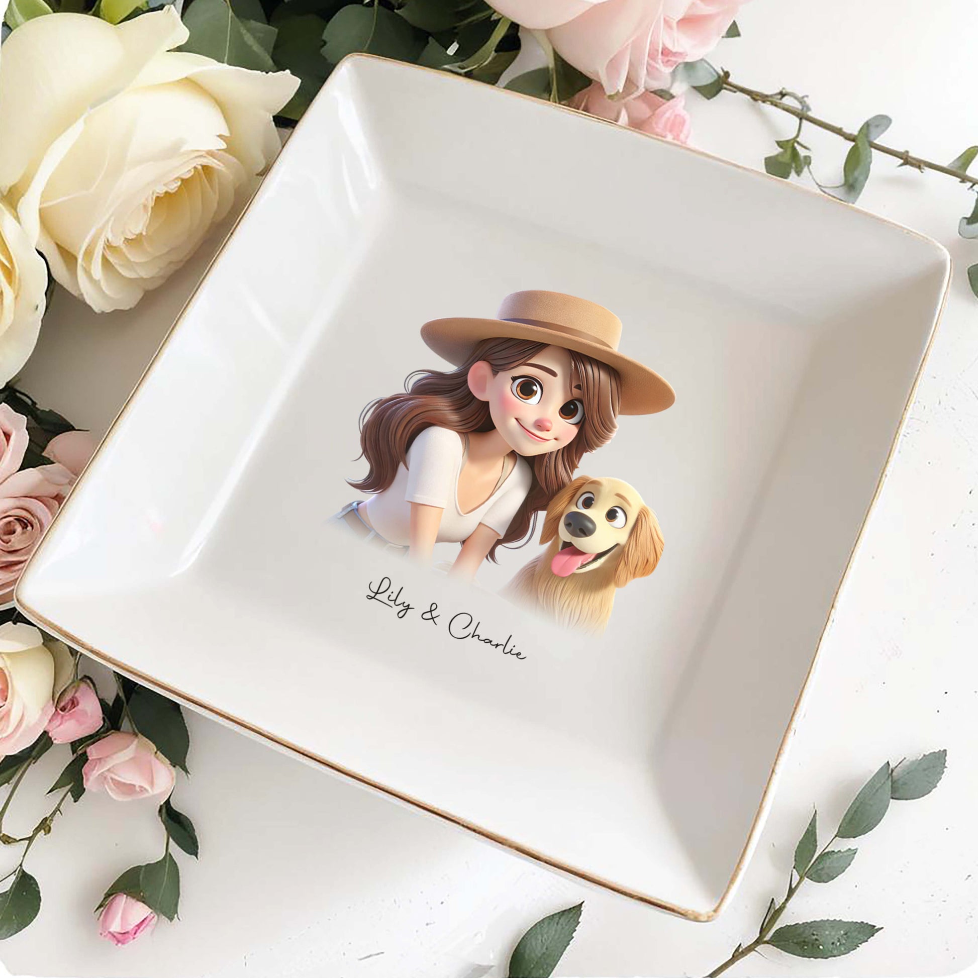 Cherish Every Moment Custom Jewelry Dish