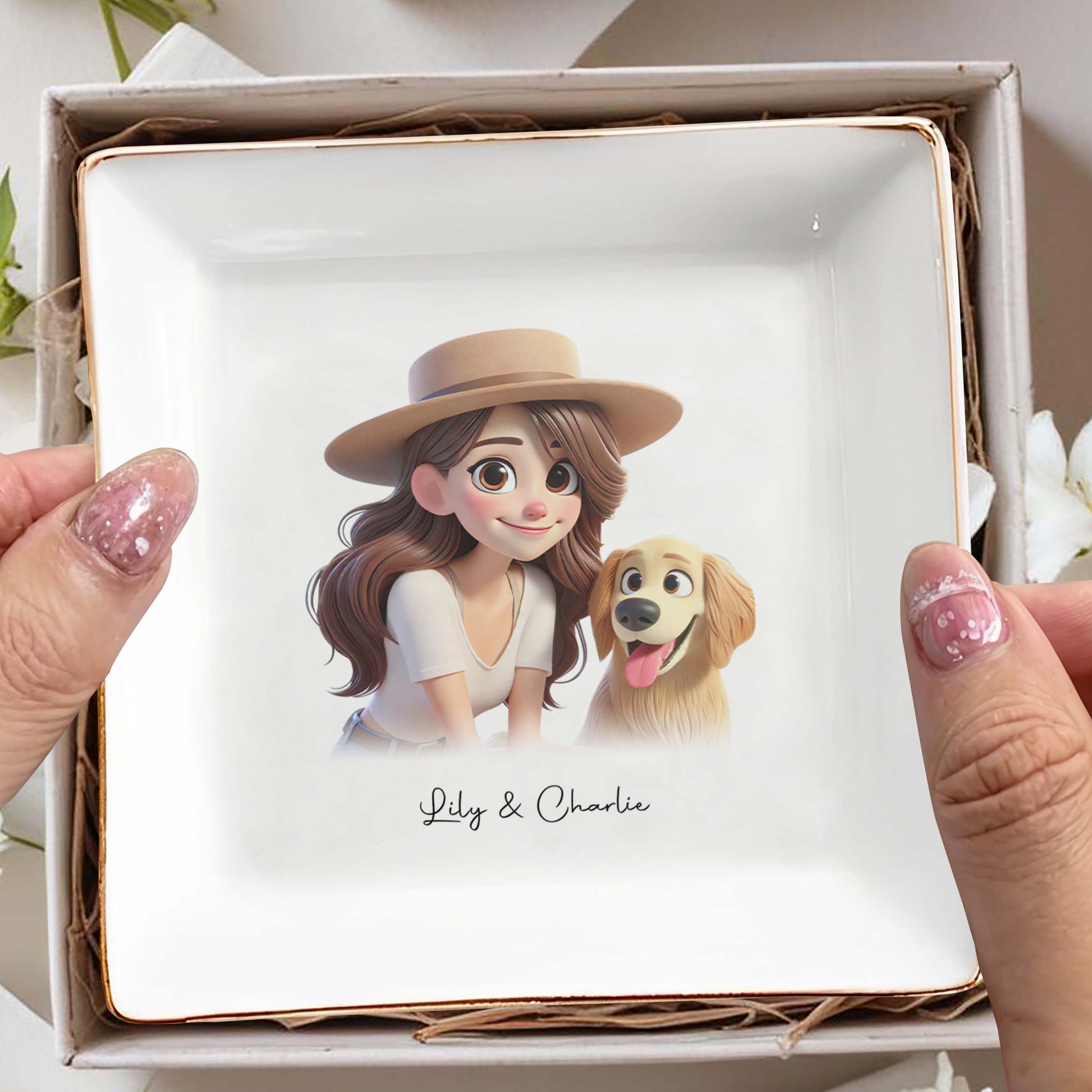 Cherish Every Moment Custom Jewelry Dish
