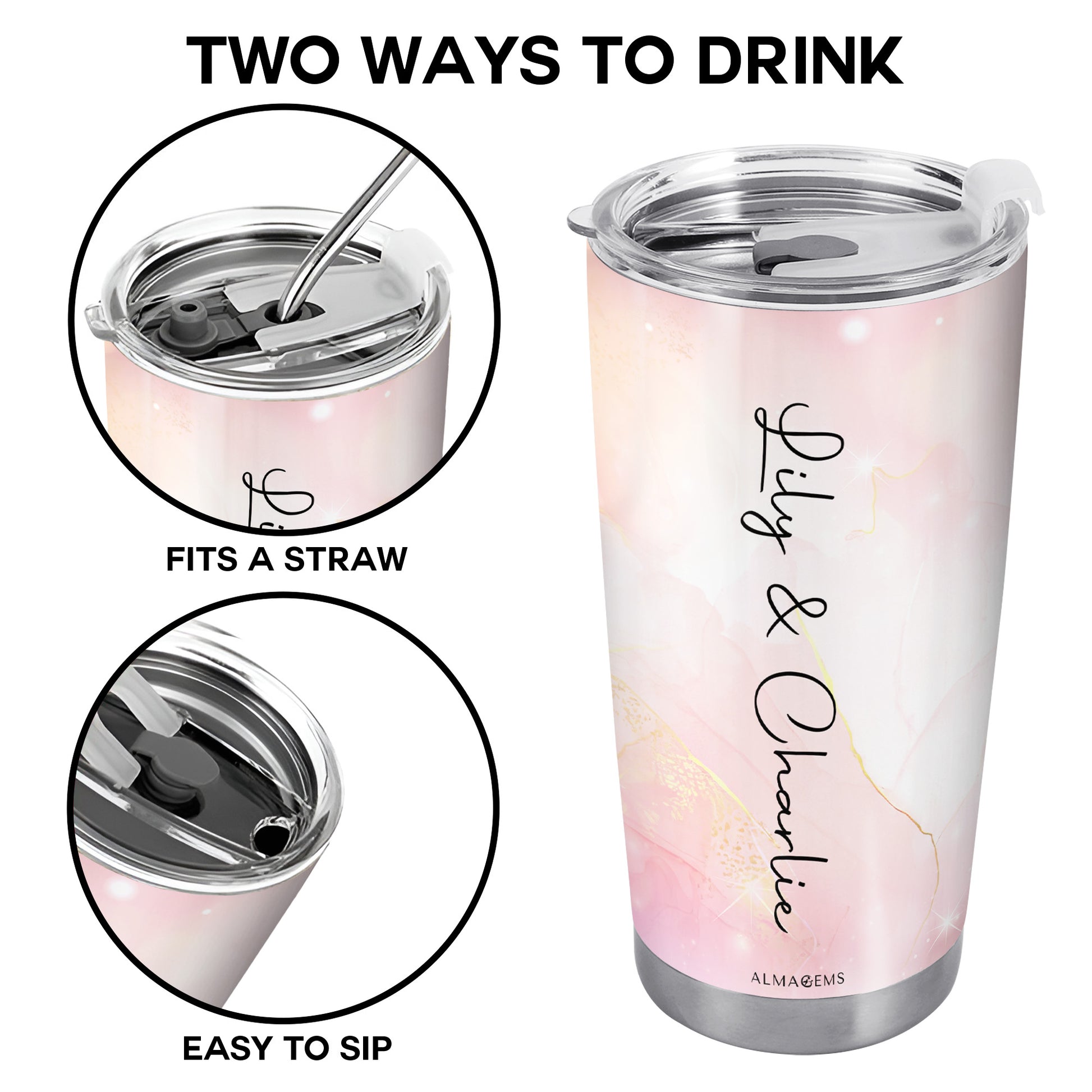 Lily & Charlie Stainless Steel Tumbler