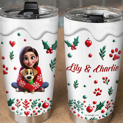 Holiday Magic With Your Furry Friends Festive Tumbler