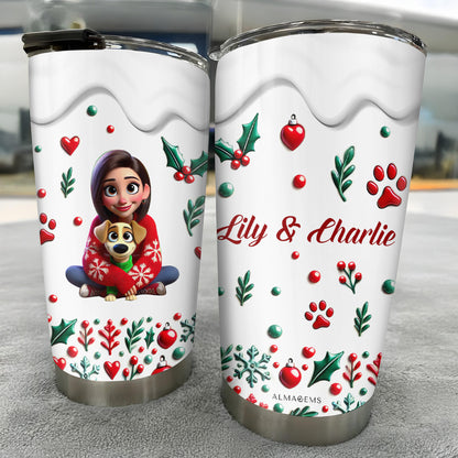 Holiday Magic With Your Furry Friends Festive Tumbler