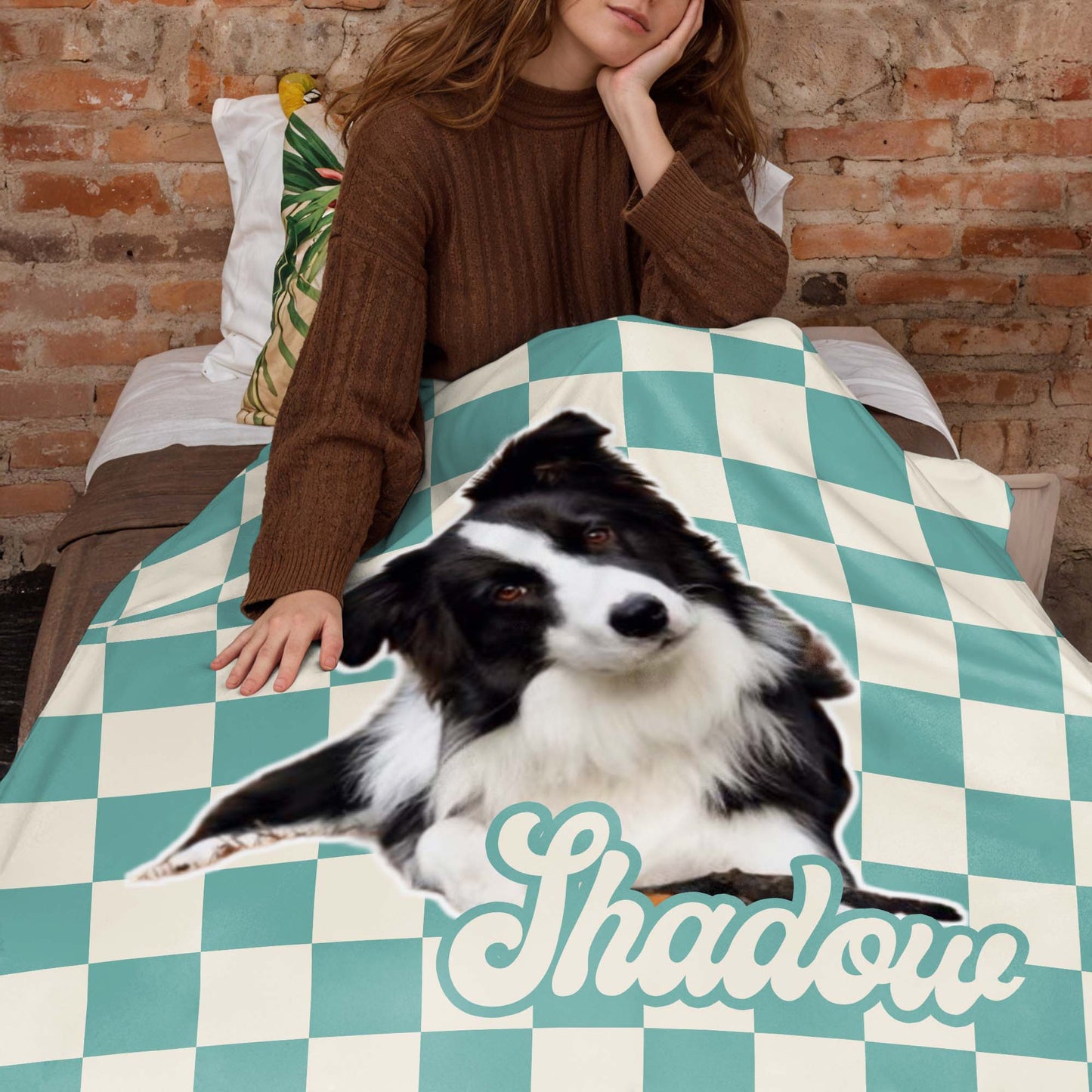 Furry Friend Checkered Love Reminder