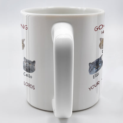Good Morning Human Servant Your Tiny Furry Overlords Mug