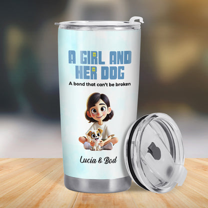 A Girl and Her Dog, Unbreakable Bond Tumbler