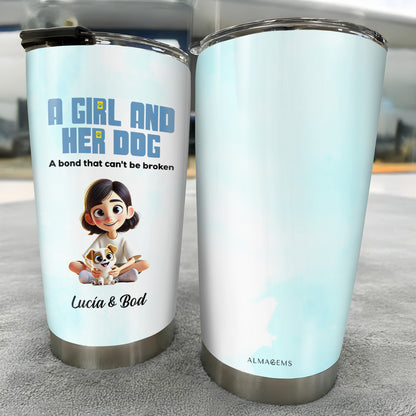 A Girl and Her Dog, Unbreakable Bond Tumbler