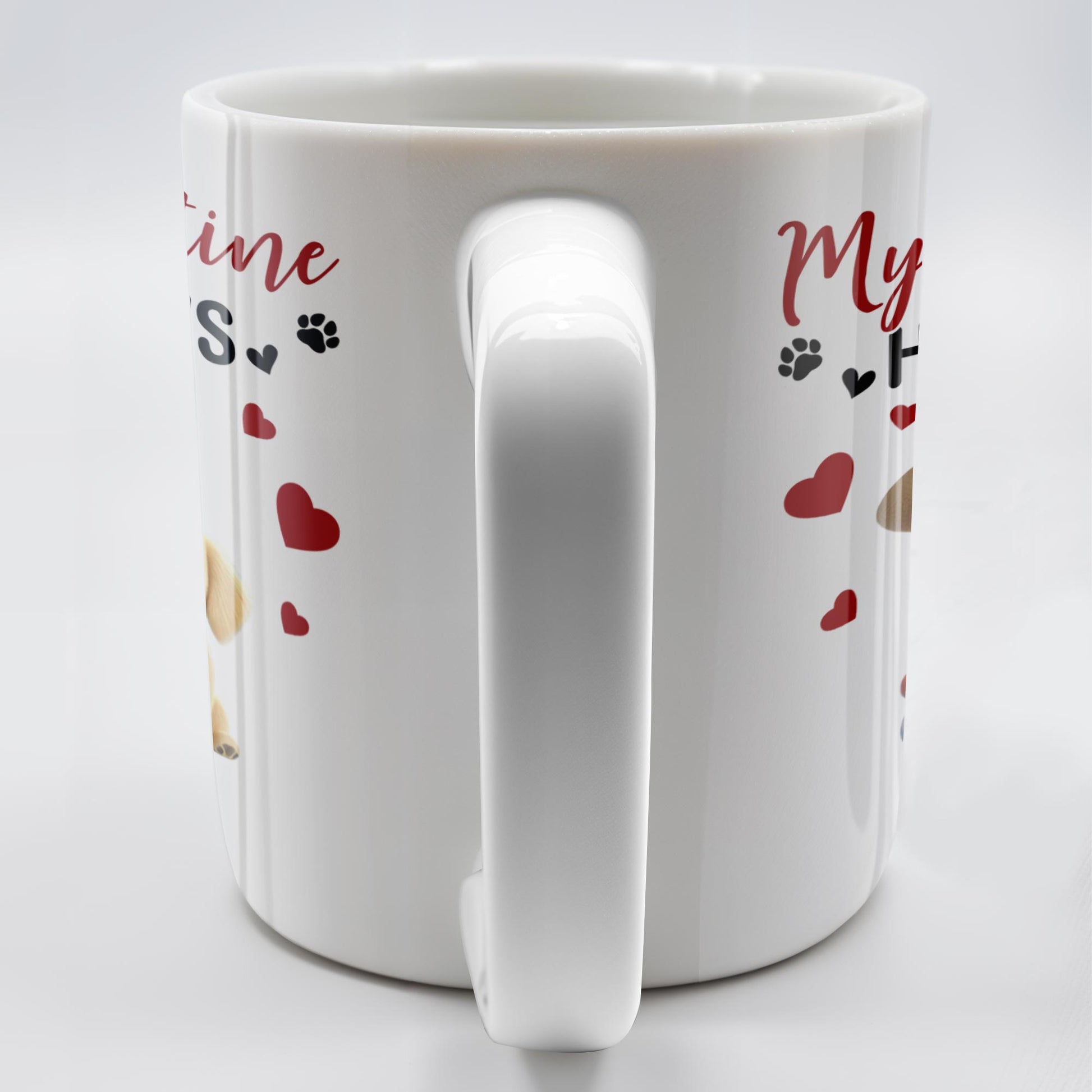 My Valentine Has Paws Featuring Girl And Dog