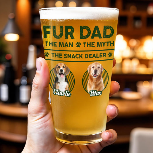 Fur Dad, The Man • The Myth • The Snack Dealer, Dogs And Paw Prints