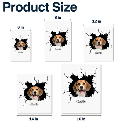 Delightful Custom Dog Decal - Personalized Decor Decal - PET111_STIK