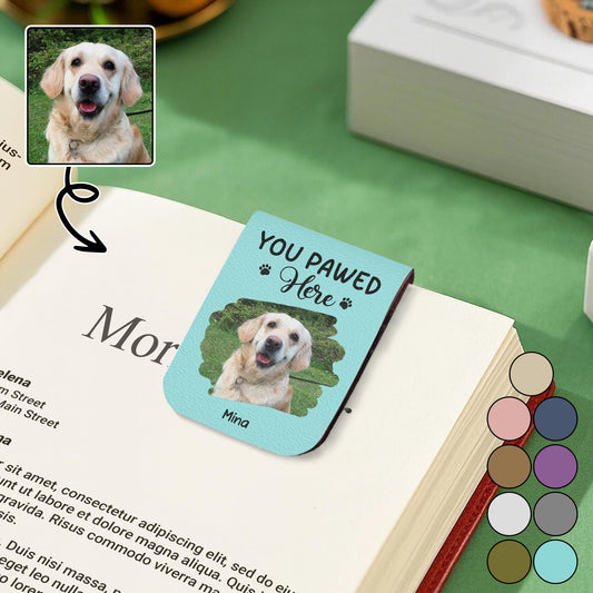 You Pawed Here, Bookmark With Dog and Paws