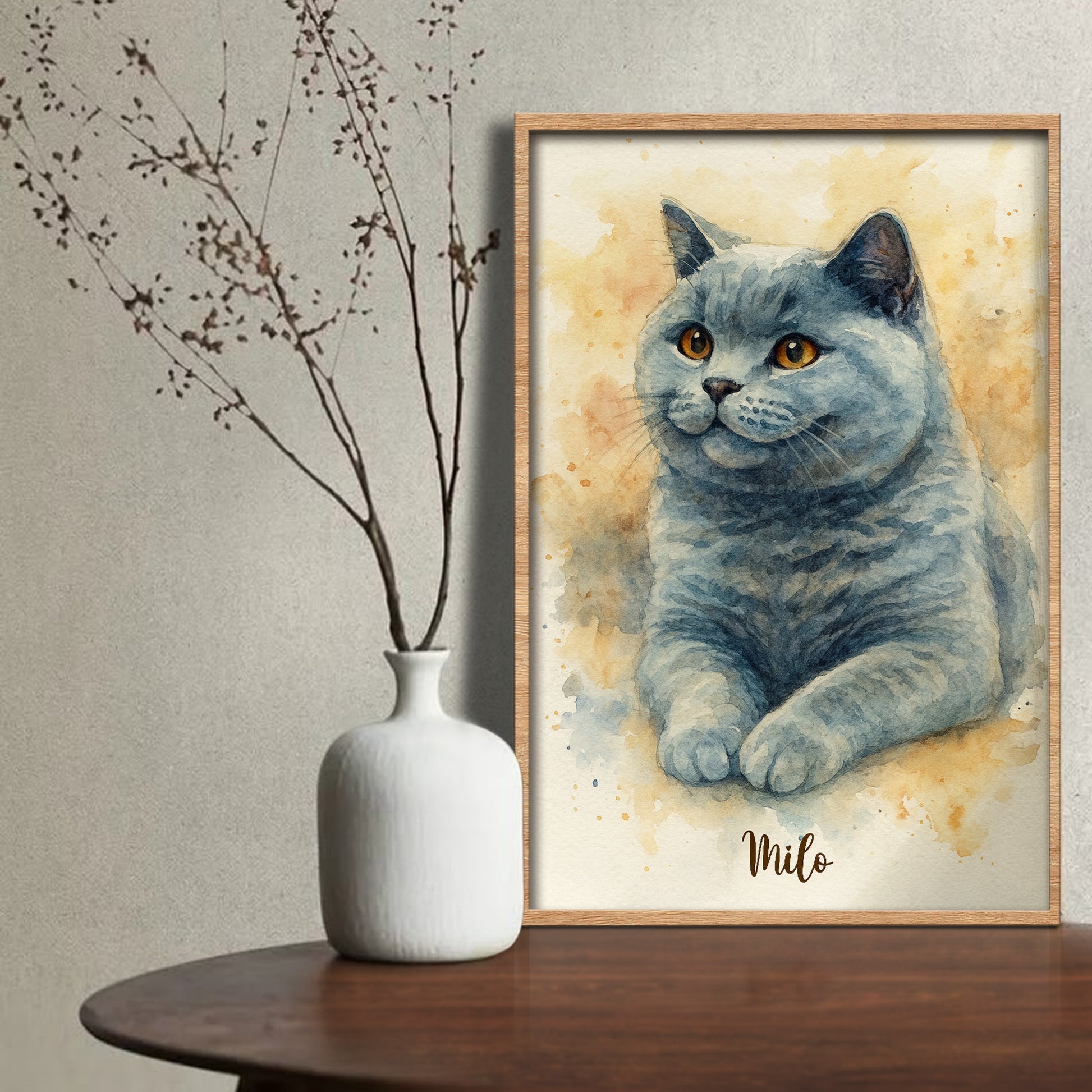 Celebrate Your Furry Friend With A Beautiful Custom Cat Portrait