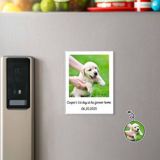 First Day At His Forever Home, Puppy Keepsake