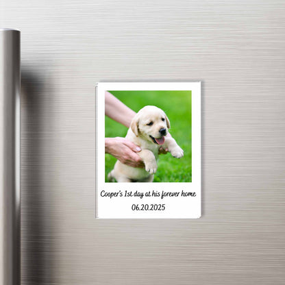 First Day At His Forever Home, Puppy Keepsake