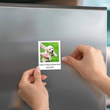 First Day At His Forever Home, Puppy Keepsake