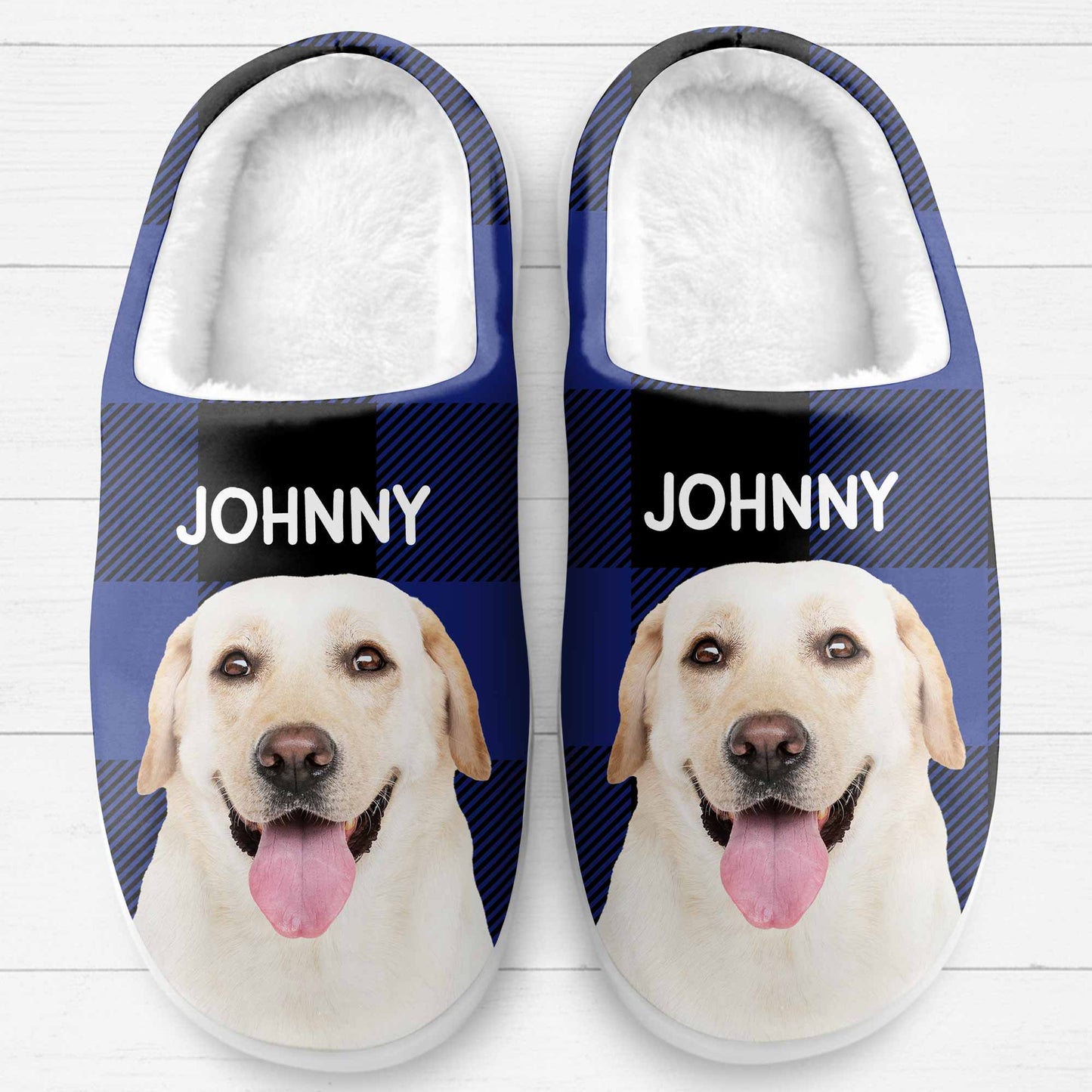 Customizable Pet Lover Slippers With Loyal Dog