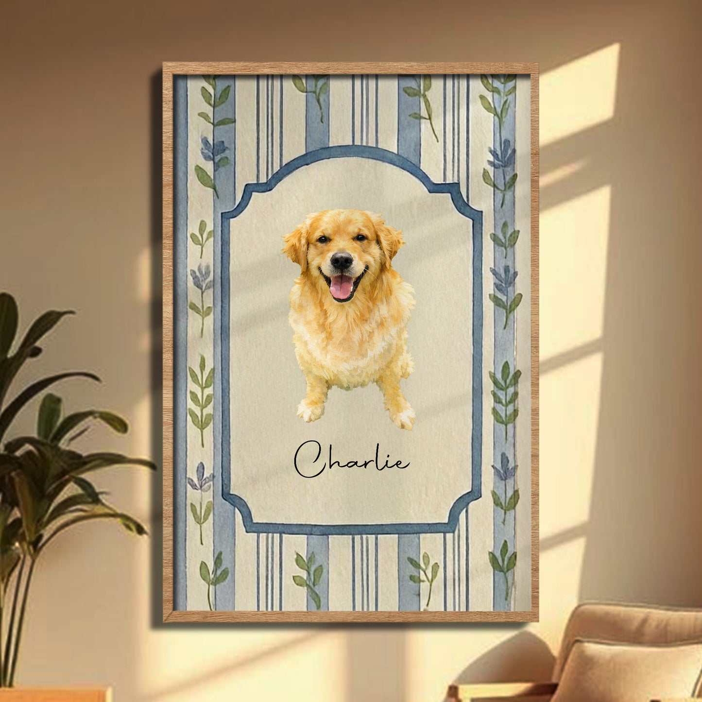 Celebrate Your Furry Friend With A Customizable Pet Portrait
