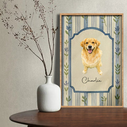 Celebrate Your Furry Friend With A Customizable Pet Portrait