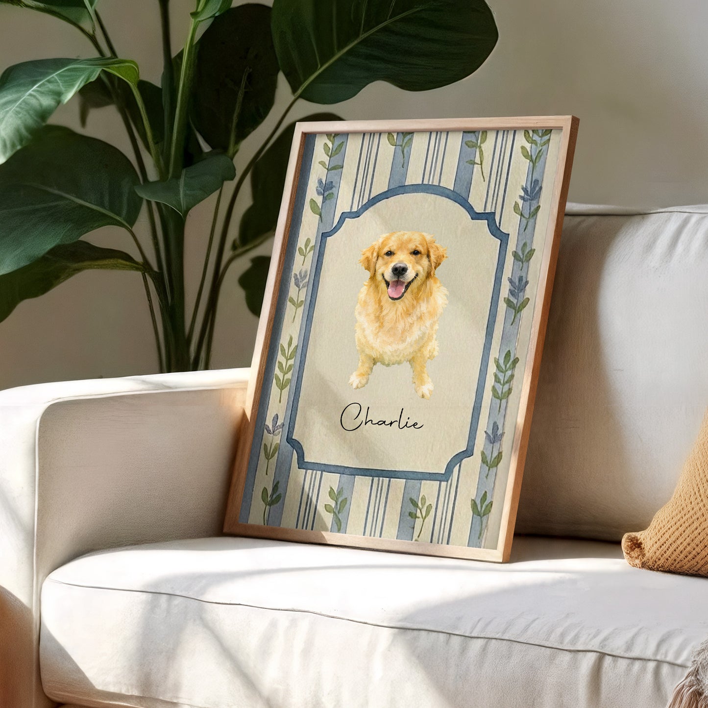 Celebrate Your Furry Friend With A Customizable Pet Portrait