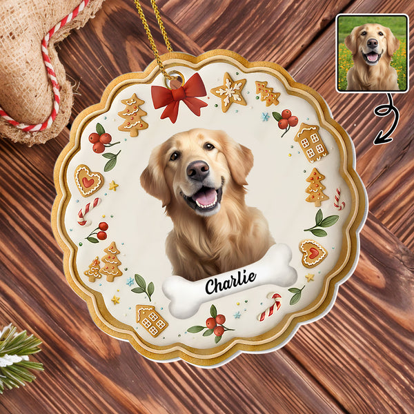 Celebrate Your Furry Friend with a Festive Touch - Personalized Custom Acrylic Ornament, Christmas Gift - PET154_ACO