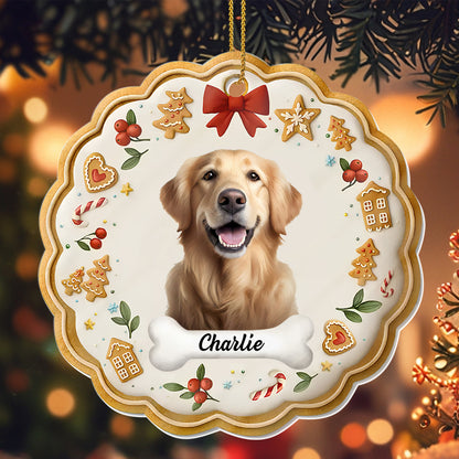 Celebrate Your Furry Friend with a Festive Touch - Personalized Custom Acrylic Ornament, Christmas Gift - PET154_ACO