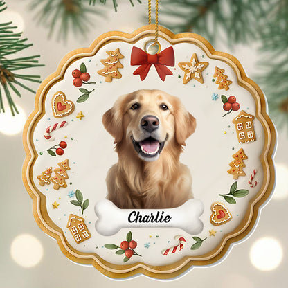 Celebrate Your Furry Friend with a Festive Touch - Personalized Custom Acrylic Ornament, Christmas Gift - PET154_ACO