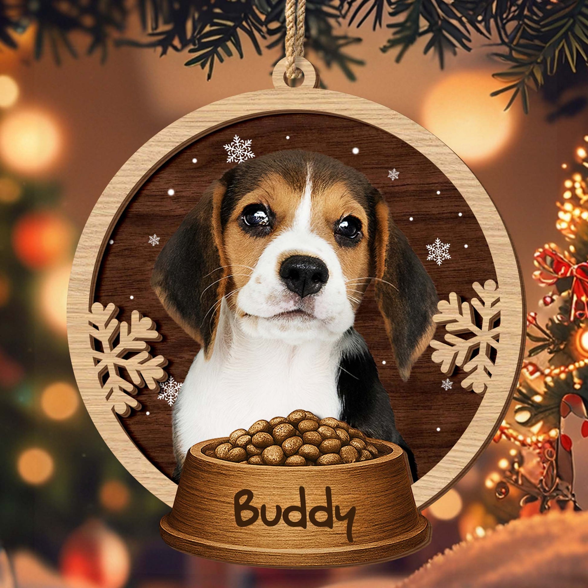 Celebration Of Your Furry Friend, Dog, Wood Pattern