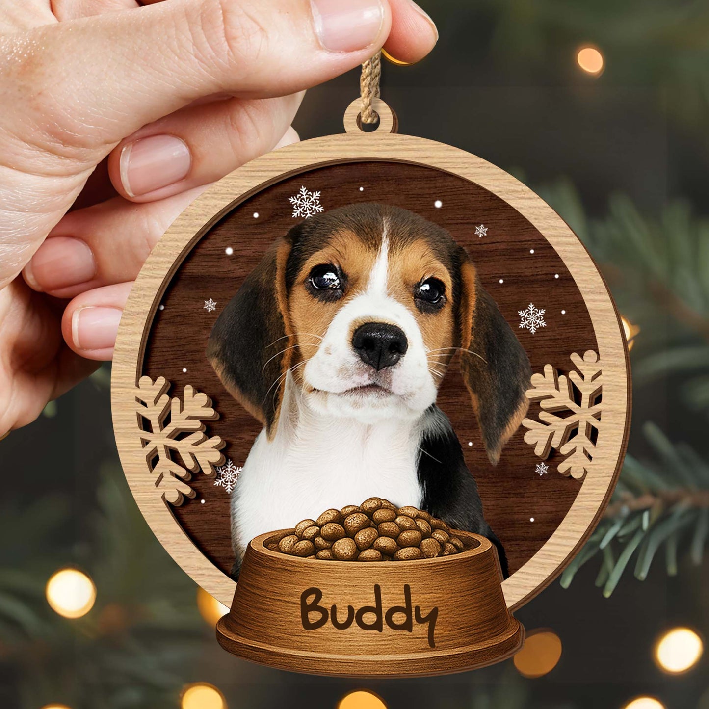 Celebration Of Your Furry Friend, Dog, Wood Pattern